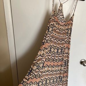 American Eagle Printed Strap Maxi Dress